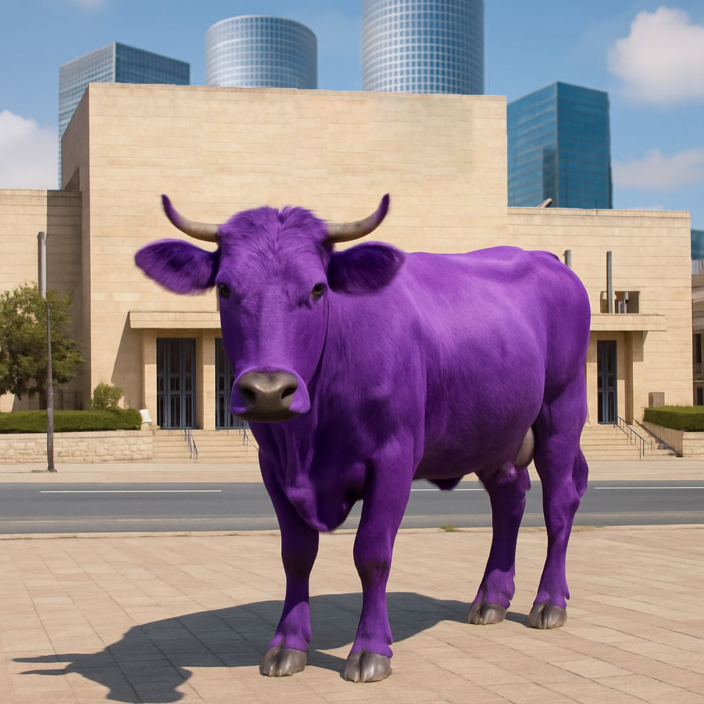 בידול, פרסום, שיווק, פרה סגולה, אסטרטגיה, גרפיקה, תפיסת עומק,